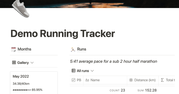 Running tracker