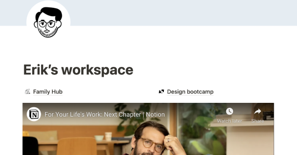 Erik Nielson's workspace