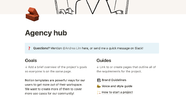 Notion's Agency Hub Template: Manage Your Agency Effortlessly