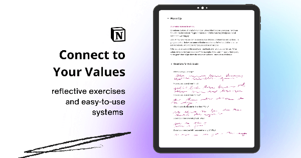 Connect to your values