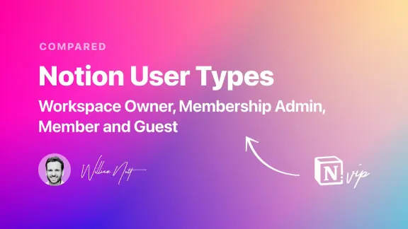 An Overview of Notion Workspace User Types
