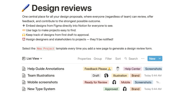 Figma design reviews