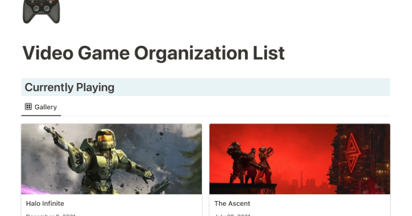 Video game tracker