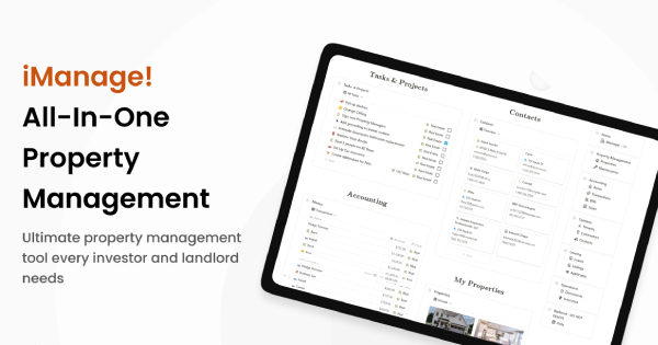 Property management dashboard