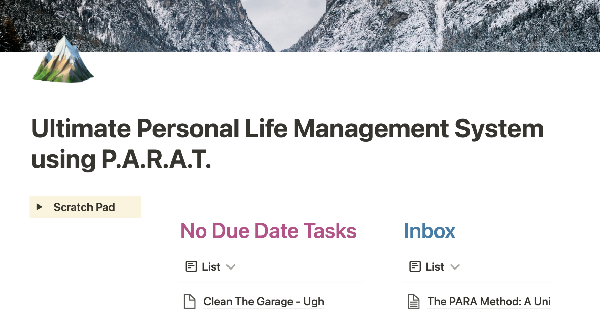 Ultimate personal life management
