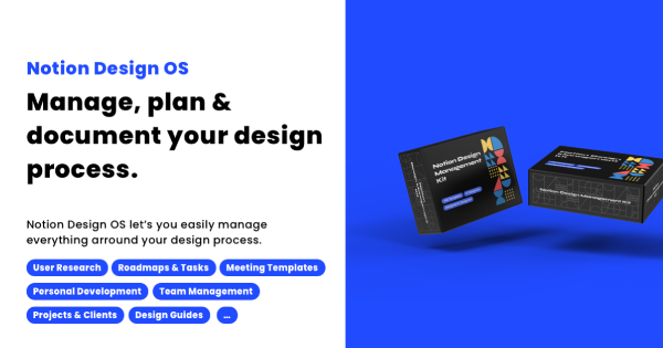 UX Design OS template by UX/UI Design Supply