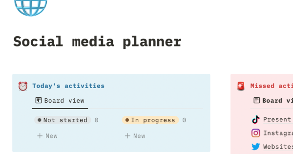Adar social media planner