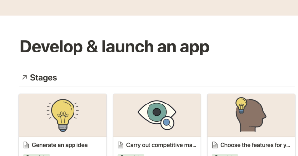 Develop & launch app