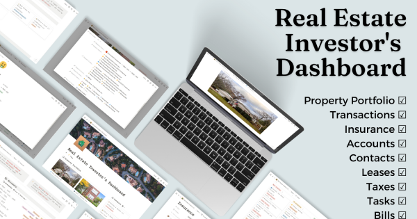 Real estate investor dashboard