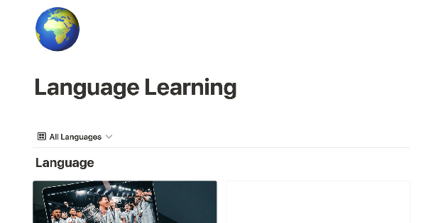 Language learning