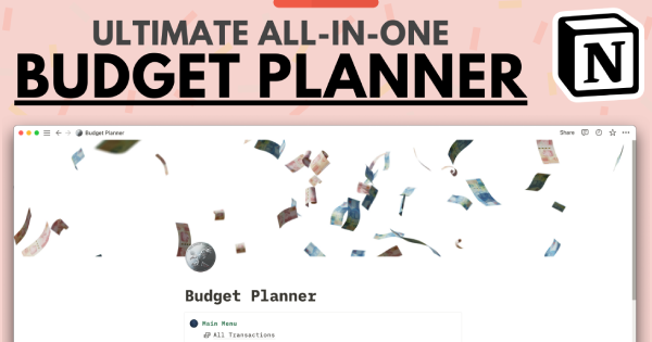 All-in-one budget planner
