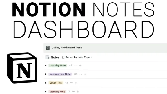 Creating a Notes Dashboard in Notion
