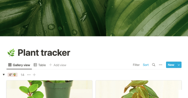 Plant tracker