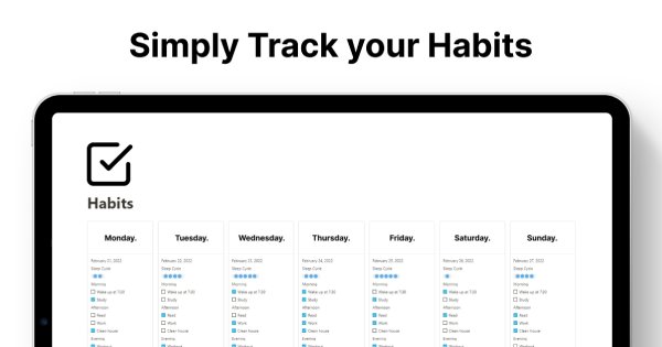 Habit box tracker