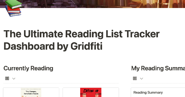 Reading list tracker