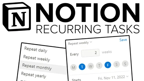 How to Create Recurring Tasks in Notion