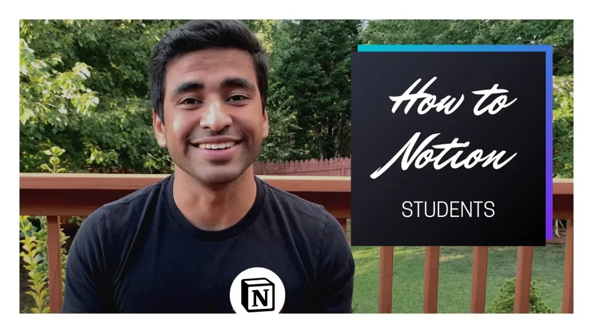 Notion for Students Course: A Crash Course to Student Organization in Notion