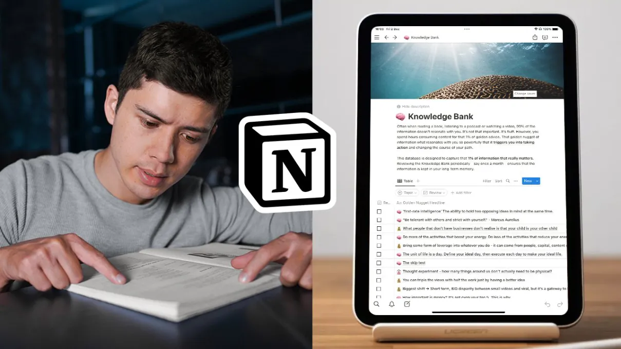 Speed Learning: Learn Faster with Notion