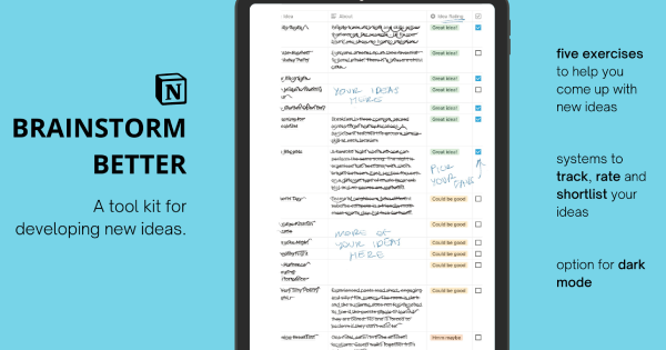 Brainstorm better