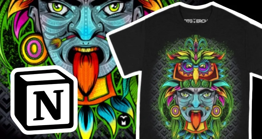 Notion for T-Shirt Designers: Organize your Print on Demand Business