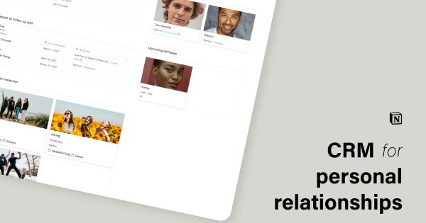 Personal relationship manager 