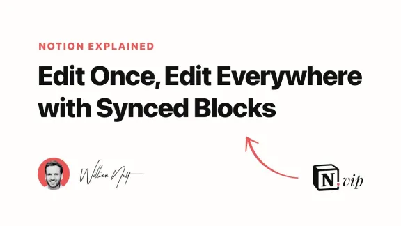 An Overview of Synced Blocks in your Notion Workspace