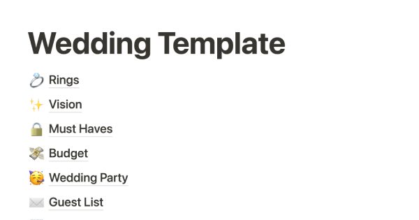 Wedding planner