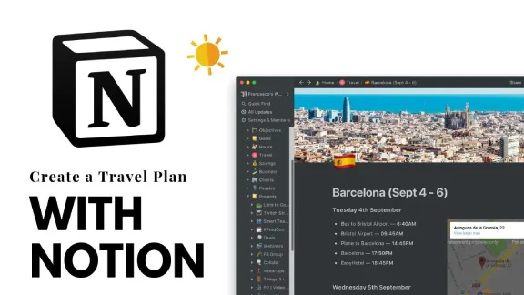 How to Build a Travel Planner with Notion