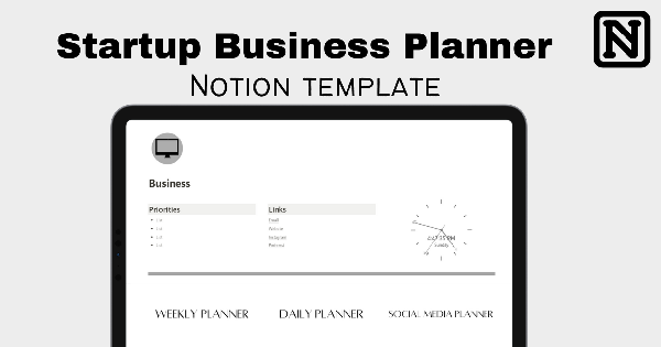 Startup business planner