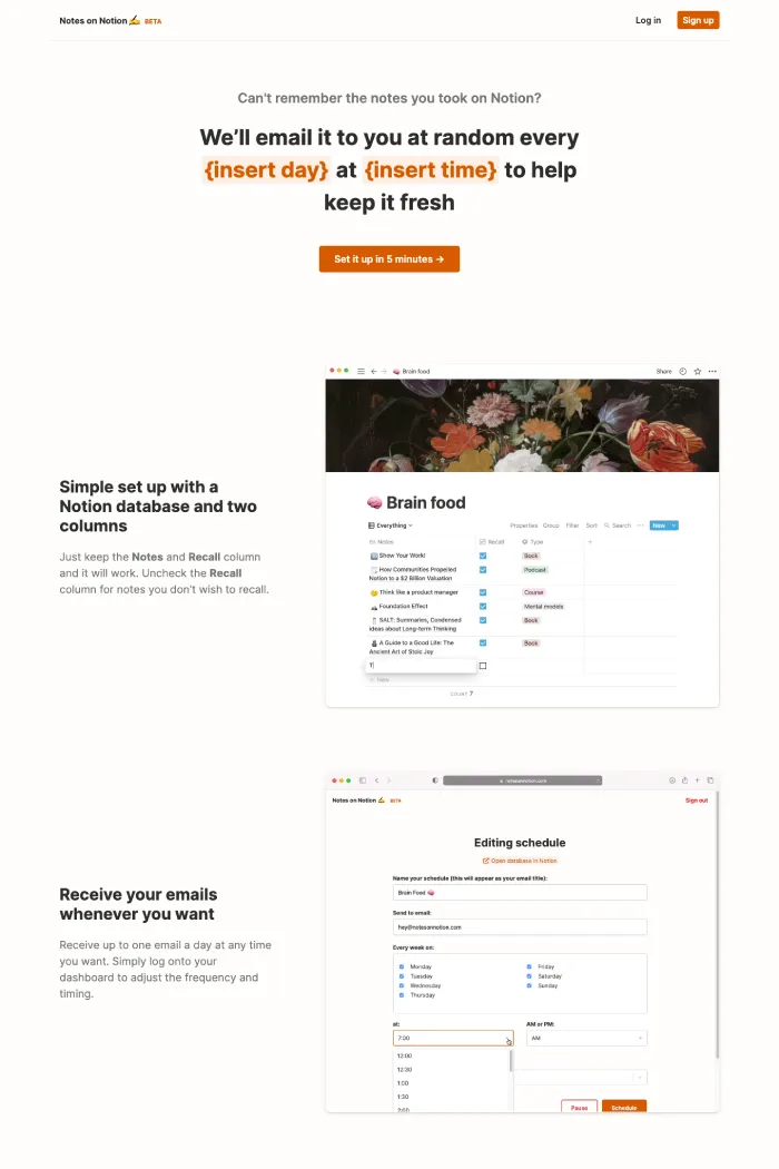 Notes on Notion
